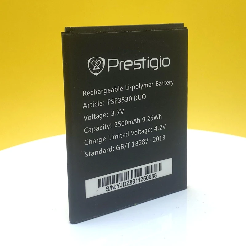 Оригинальный аккумулятор PSP7530 DUO 2500 мАч для Prestigio Muze D3 PSP3530 E3 PSP3531 A7 | Мобильные