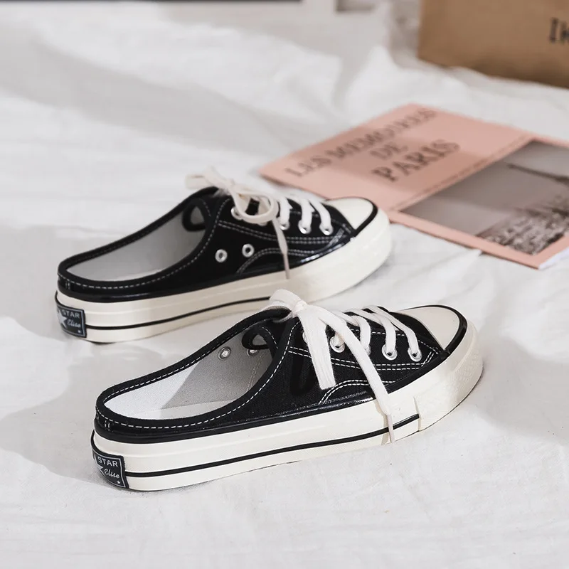 Кеды женские с низким верхом холщовые кроссовки без каблука повседневная обувь