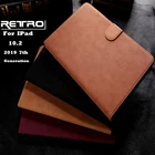 Умный кожаный чехол Coolaxy с эффектом потертости для IPad 10,2, чехол для вейкпупасна, чехол для IPad 2019, чехол для IPad 7-го поколения