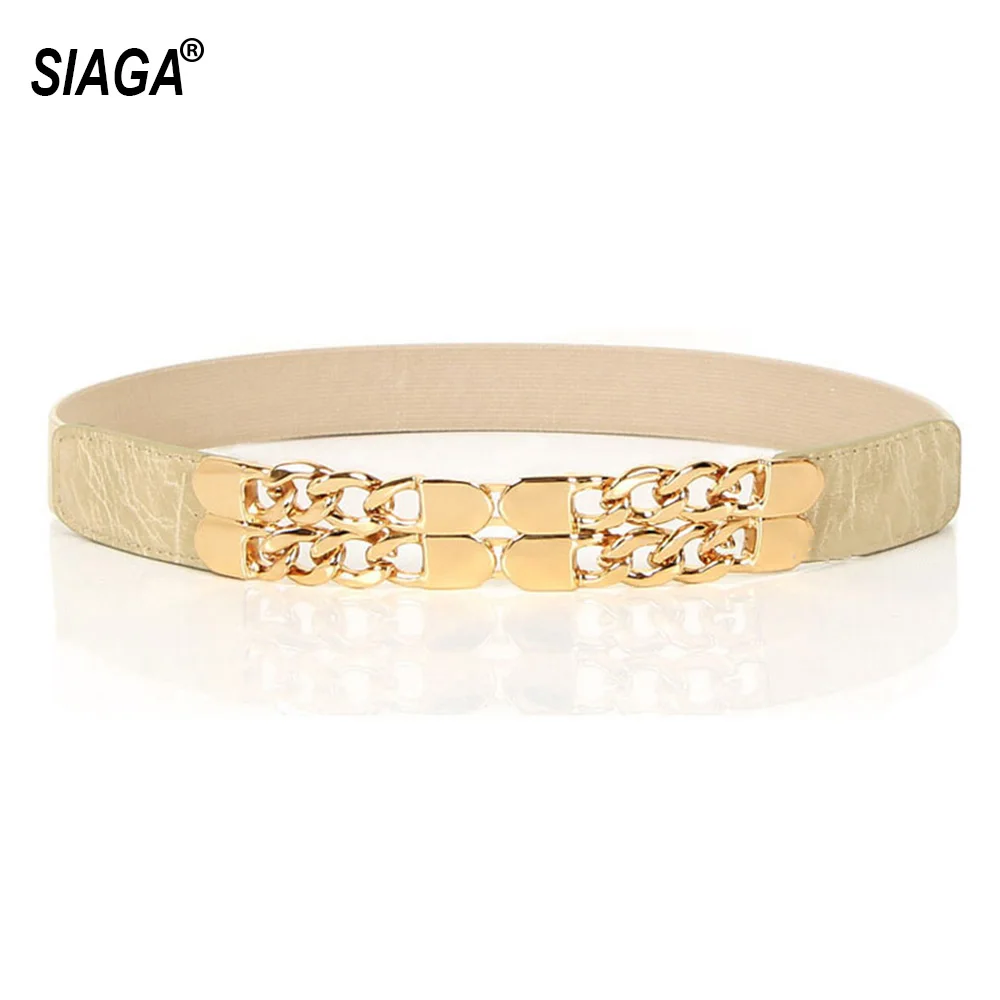 

Ladies Fashion Metal Sequins Design Waist Closure Thin Belts Dress Wild Decorative Belt Cummerbunds for Women Accessories FCO252