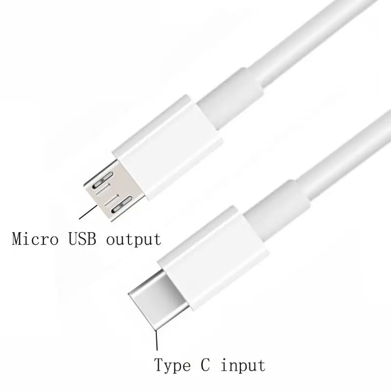 Кабель для синхронизации данных и зарядки с портом USB Type C (папа) на Micro длина 1