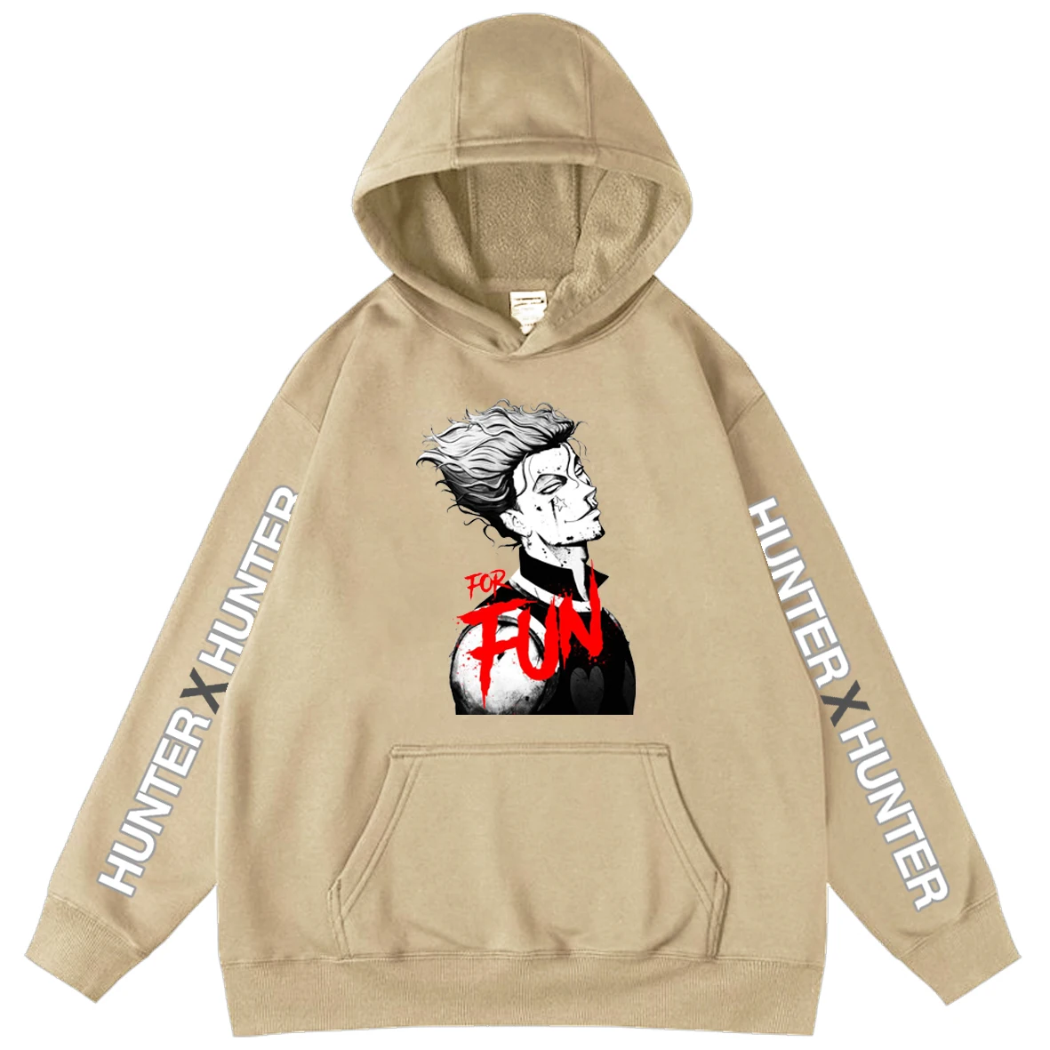 

HUNTERxHUNTER Anime Hoodies Boy Teen Long Sleeve Pullover Tops 2021 Autumn Killua Hoodie Hot Men's Oversized Hooded Sweatshirts