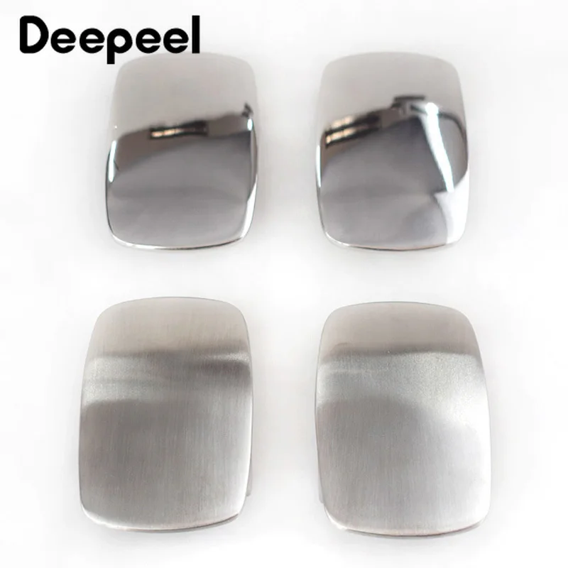 Deepeel 1 шт. 39 мм пряжка для ремня из нержавеющей стали Металл матовый гладкий мужчин