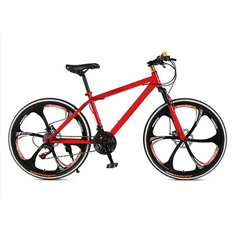 

Double Disc Shock Absorber Bicycle High Carbon Steel Frame Adult Men and Women Recreational Cross-Country