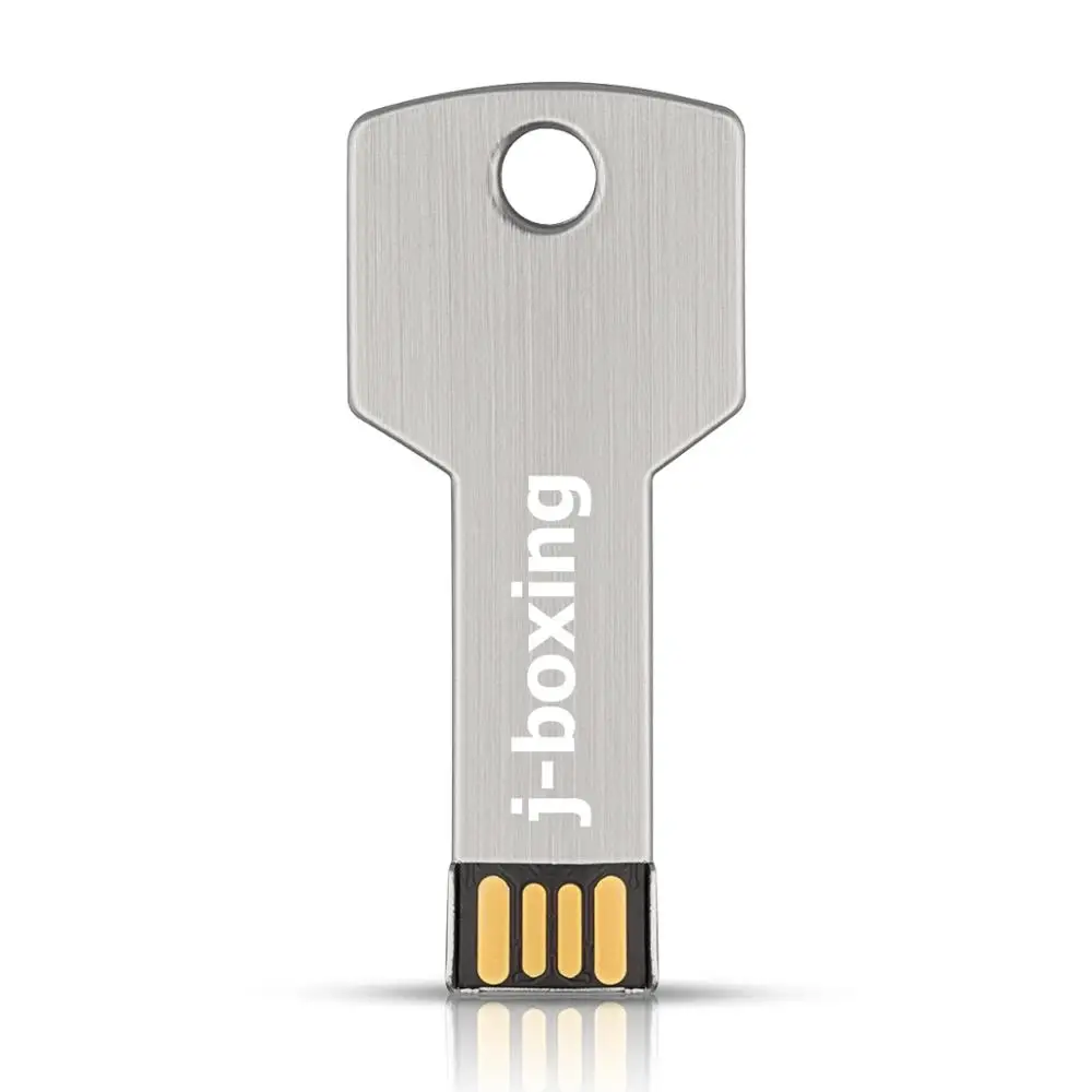 USB флеш-накопитель J-boxing 32 Гб 64 ГБ металлический ключ 2 0 флешка карта памяти 8 16 для
