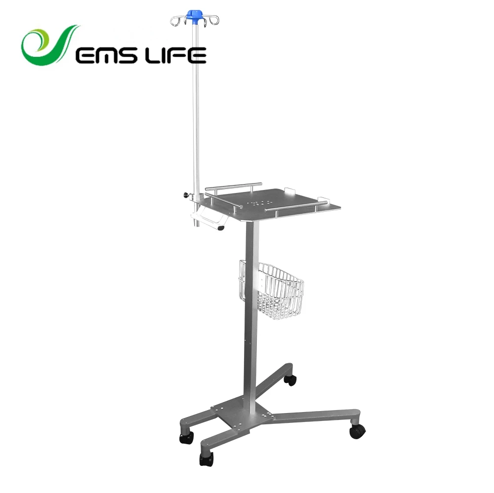 

stable fetal monitor EKG machine trolly therapeutic equipment medical trolley with accessory hanger