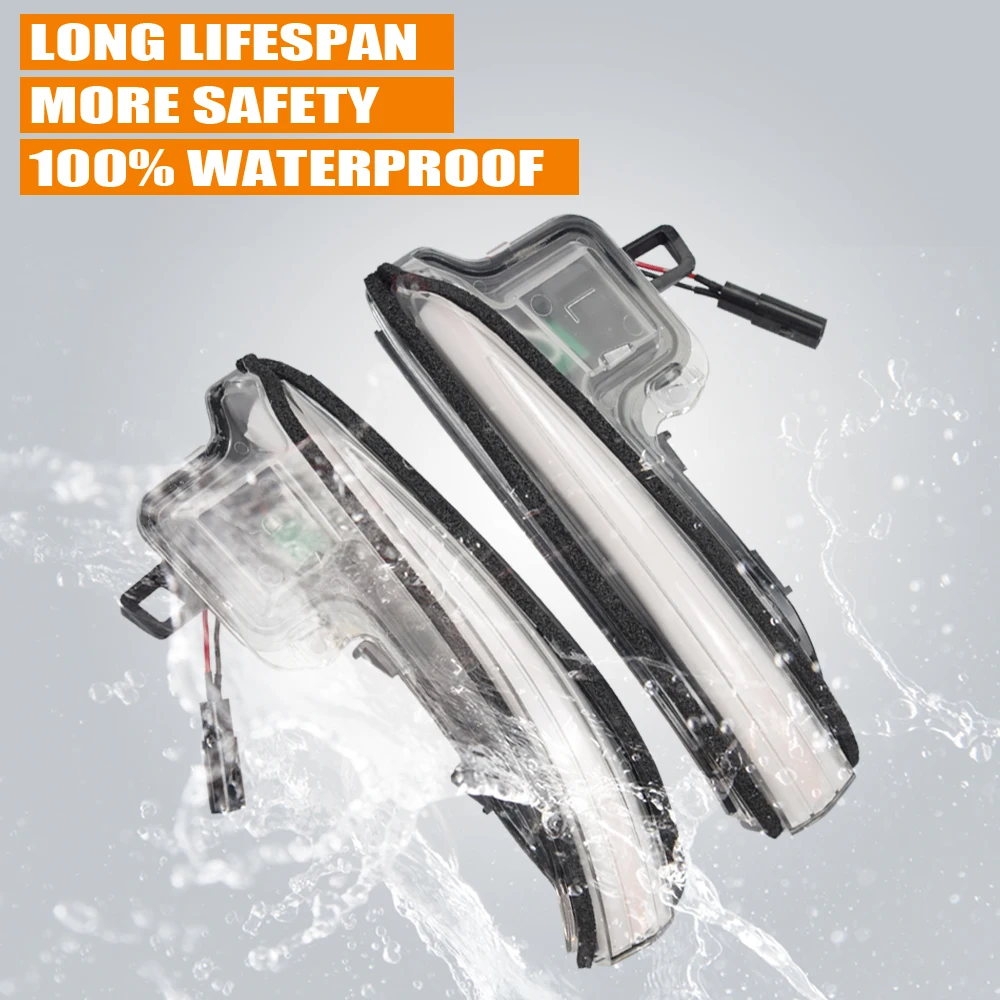 

LED Dynamic Turn Signal Light Sequential Side Mirror Indicator For Toyota Alphard Vellfire RAV4 XA50 2019-2020 Highlander 2020