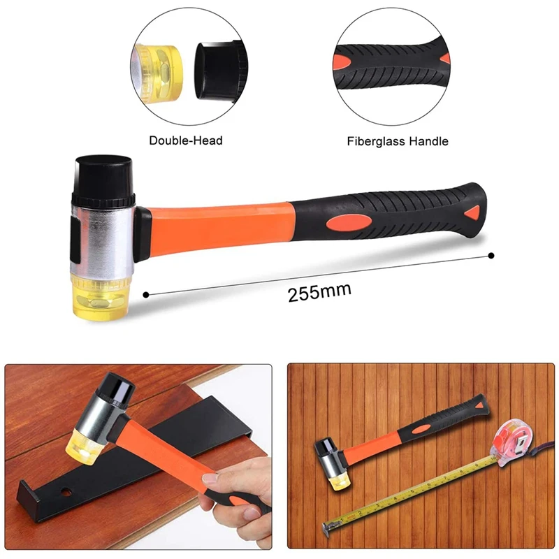 

Laminate Flooring Installation Kit Set, 44 Pieces Flooring Tools for Domestic & Professional Flooring Installation
