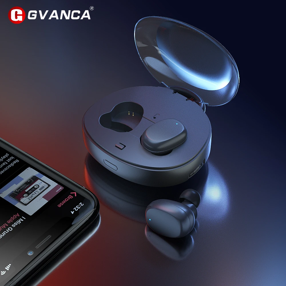 GVANCA I-10 TWS Fingerprint Touch 5,0 Bluetooth наушники беспроводные наушники HD стерео наушники умные наушники с шумоподавлением