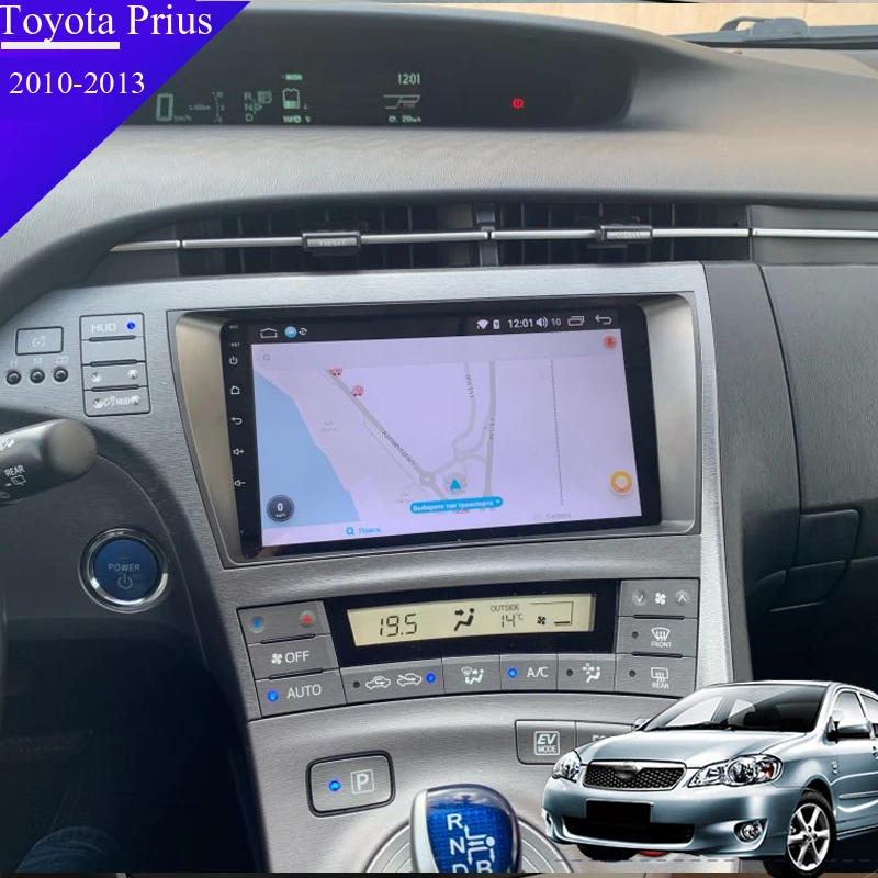 Android 8 1 для Toyota Prius 2010-2013 автомобильный радиоприемник мультимедийный видеоплеер с