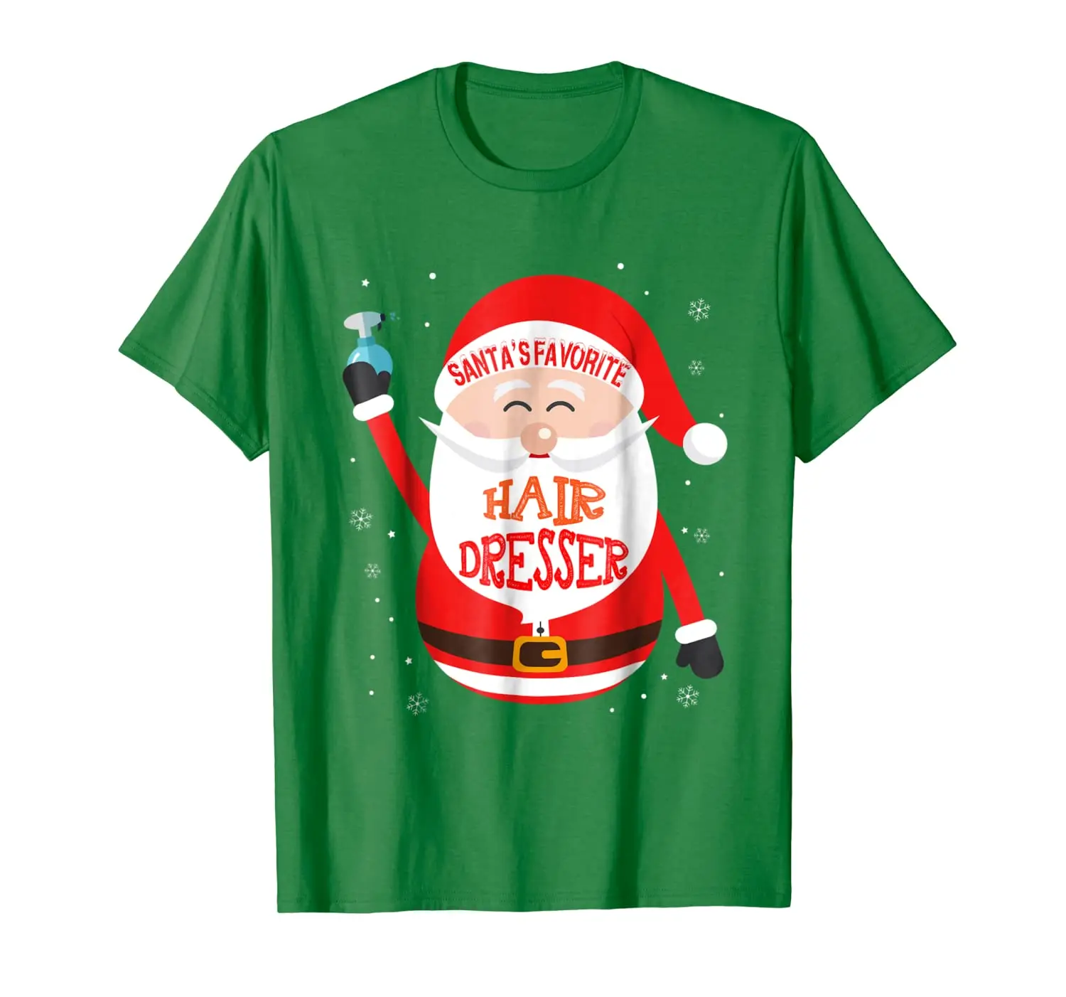 

Santa Claus Merry Xmas Shirt Santa's Favorite Hair Dresser