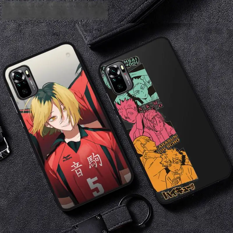 

haikyuu Phone Case For Xiaomi redmi mi note 9 9a 8 8a 10 9 9s 8 8t 7 9t 10 pro max mobile bags Fashion Anime Shell Cover Coque