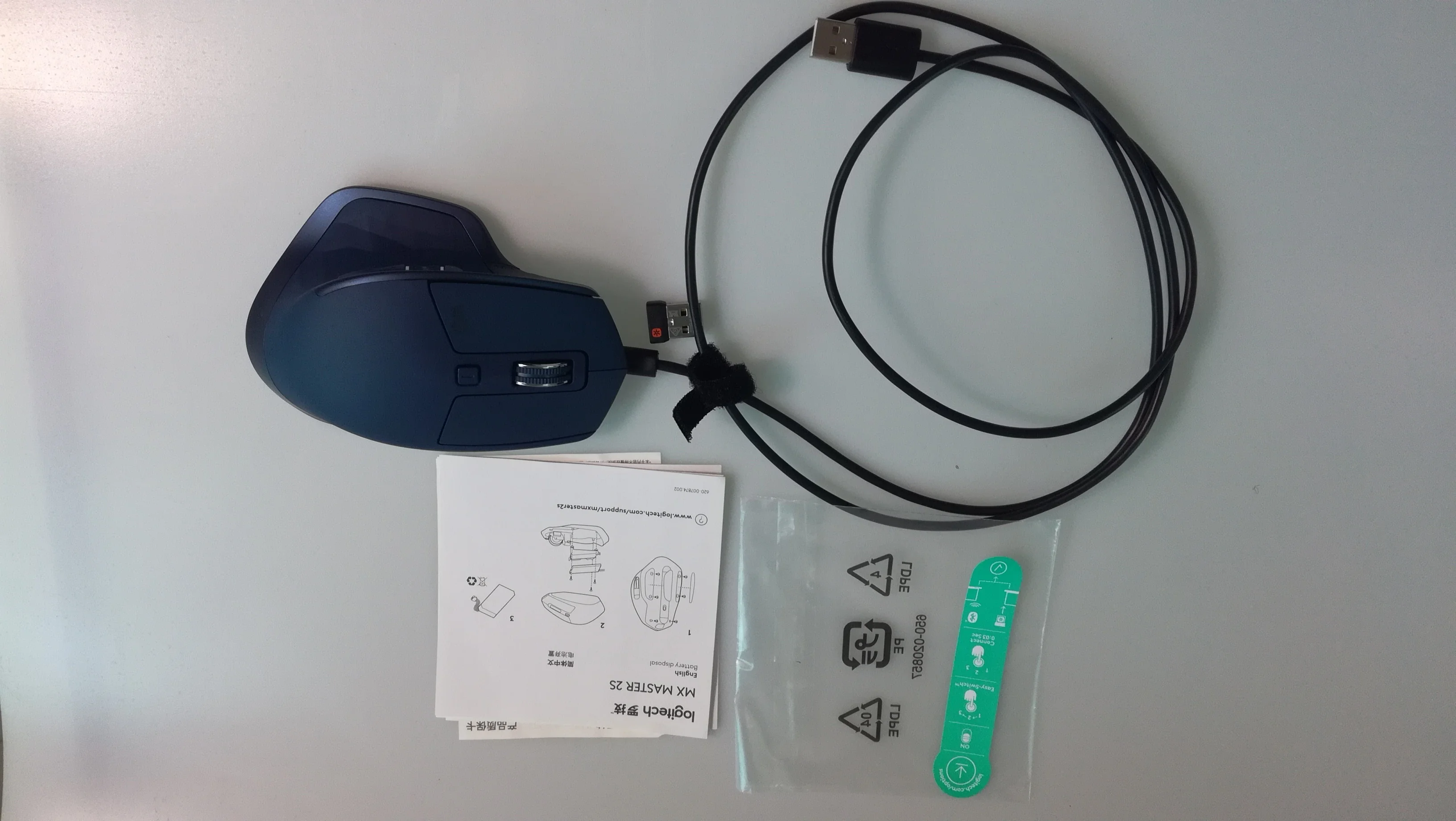 Производитель отремонтированный: Беспроводная мышь logitech MX Master/Master 2S с 2,4 ГГц 4K dpi Bluetooth USB с двойным подключением