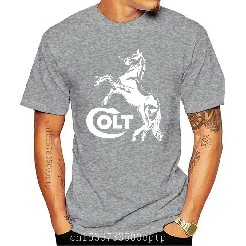 

Дизайн 2021, мужская черно-белая футболка с логотипом огнестрельного оружия, бесплатная доставка