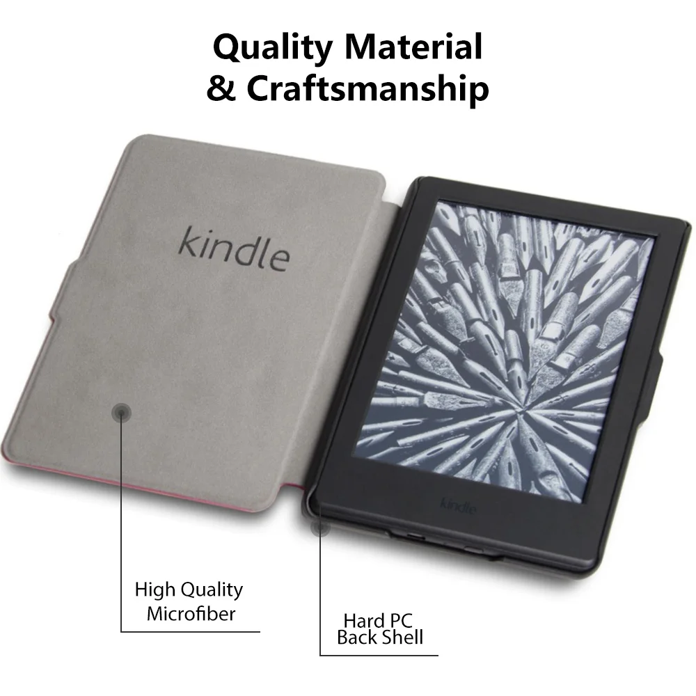 Чехол для Kindle 8 поколения 2016 из искусственной кожи чехол Ультратонкий Тонкий