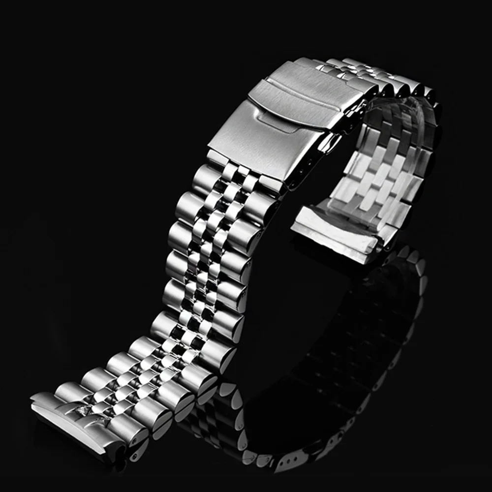 22mm Stainless Steel Watch Strap for Seiko Prospex Turtle SRPA21 SRP777 SRPC25 SRP773 Solid Metal Folding Buckle Bracelet Band