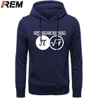 Забавные мужские толстовки из хлопка с принтом Рем стиль получить реальную рациональную математику, с длинным рукавом, в подарок, наука гик Pi