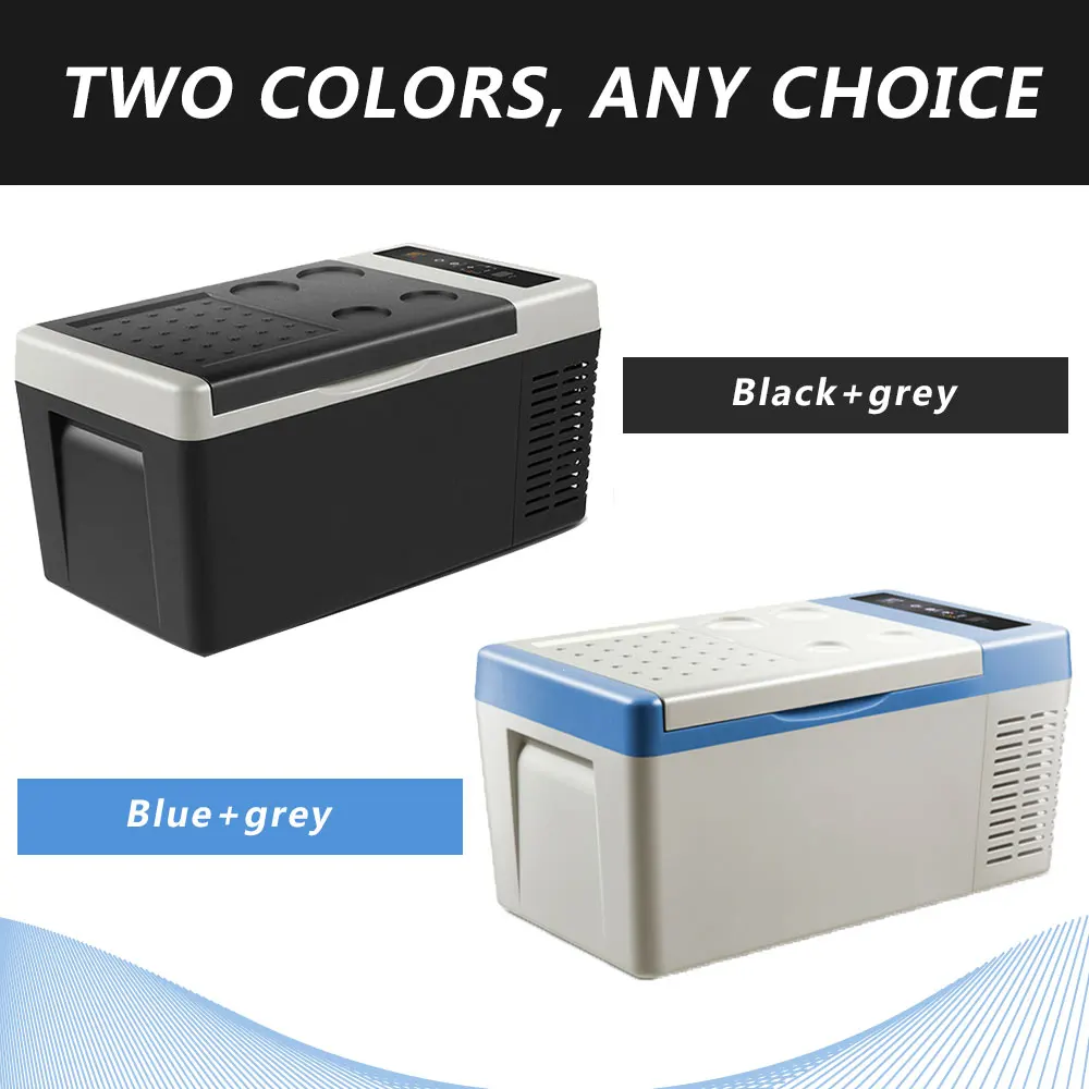 Портативный автомобильный холодильник с функцией замораживания и подогрева 18 л