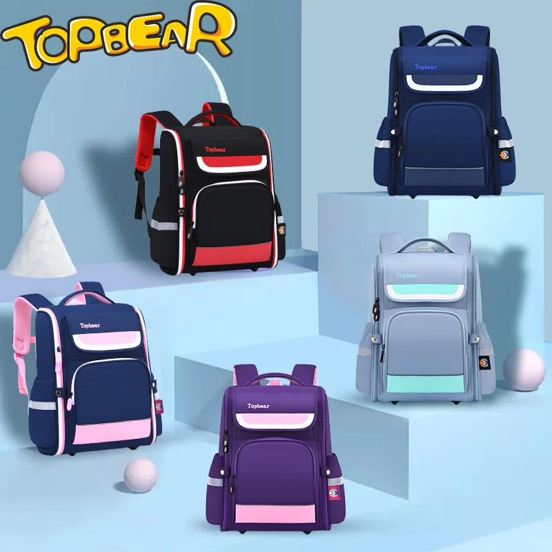 Большой Школьный ранец Weysfor для детей, водонепроницаемый рюкзак для учеников начальной школы, портфели для учебников для девочек-подростко...