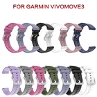 Новый 20 мм ремешок для Garmin CAME Sq, силиконовый ремешок Vivomove3 Forerunner 245 645 Vivoactive 3, ремешок для часов, умные аксессуары