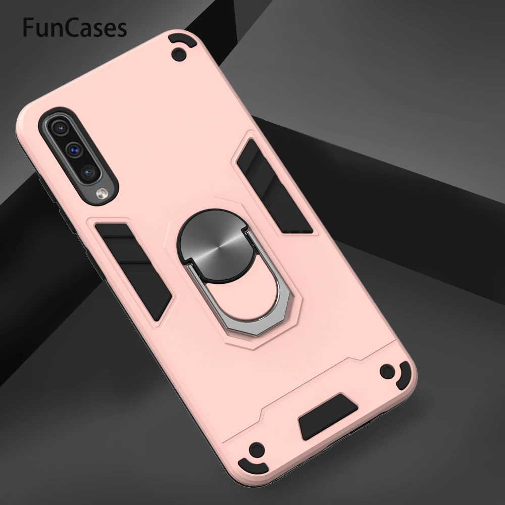 Роскошный чехол с магнитным кольцом для телефона Samsung A50 Galaxy etui A50S A30S Estojo мягкий