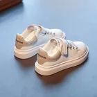 Кроссовки Детские с радужными блестками, модная мягкая дышащая обувь для скейтборда, для мальчиков и девочек, повседневные, Размеры 26-37, осень