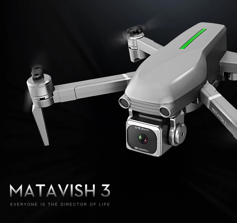 Дрон GPS 4K с камерой HD RC Квадрокоптер 1000 м 5G WIFI FPV Бесщеточный мотор складной селфи