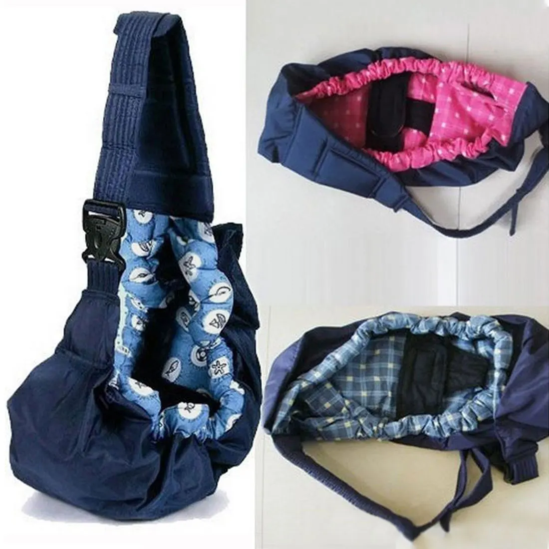 Newborn Baby Carrier Swaddle Sling Infant Nursing Pouch Front Carry Wrap Pure Cotton Breastfeed Feeding Carry Bag