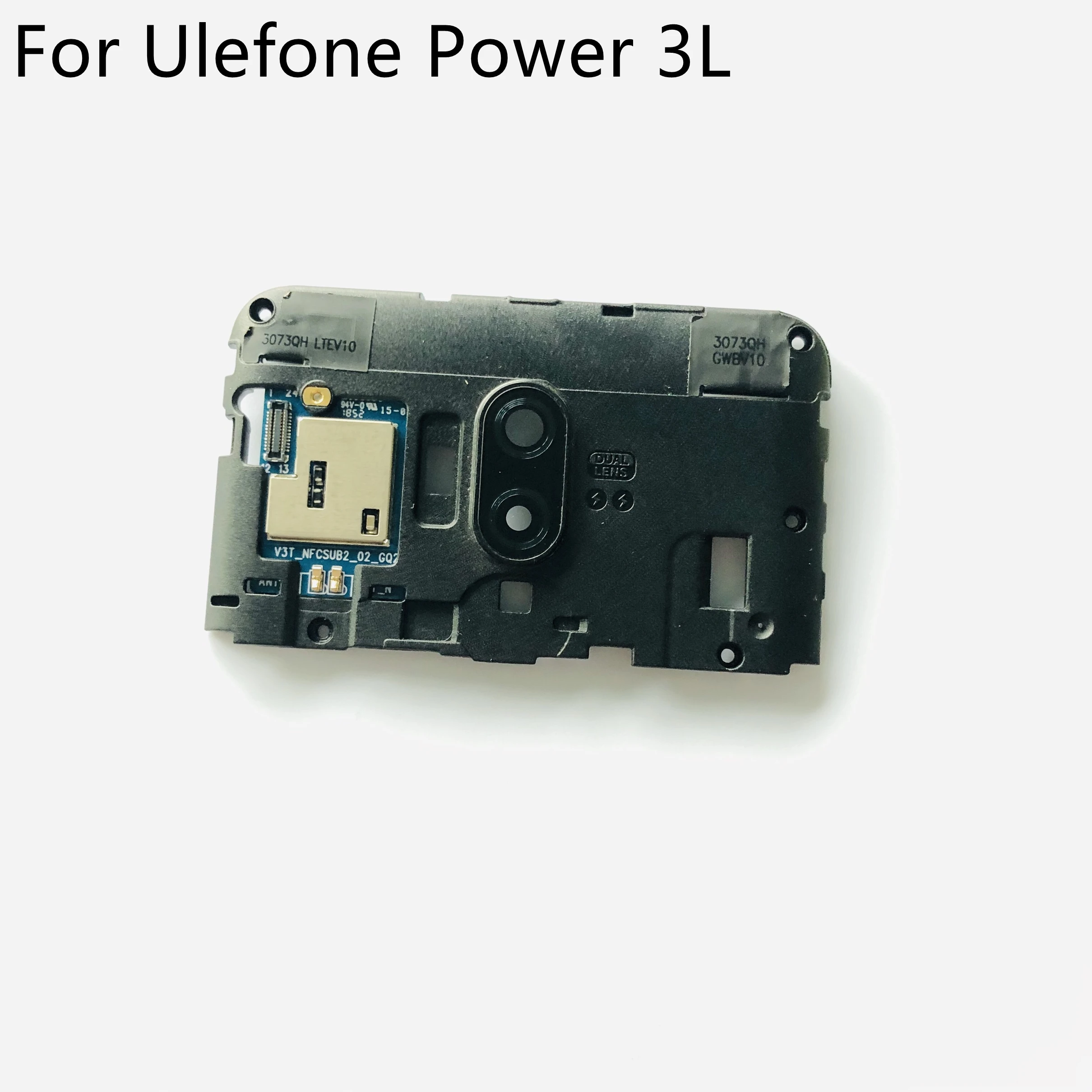 Ulefone Power 3L чехол для задней рамы + стеклянный объектив камеры MTK6739 четырехъядерный