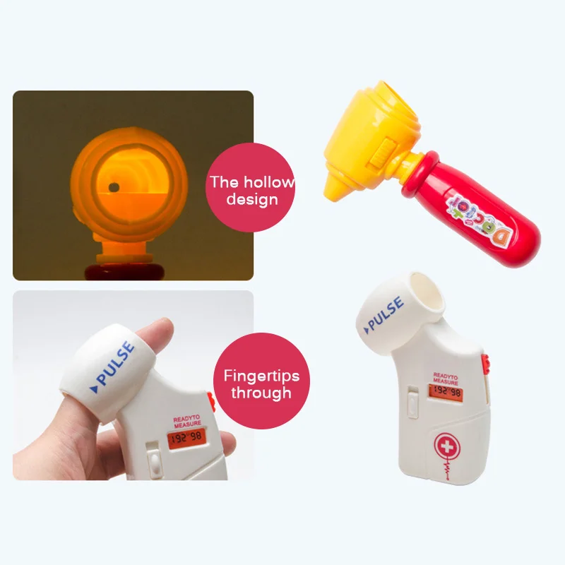 Набор детских докторских игрушек комплект для ролевых игр инъекции стетоскопа