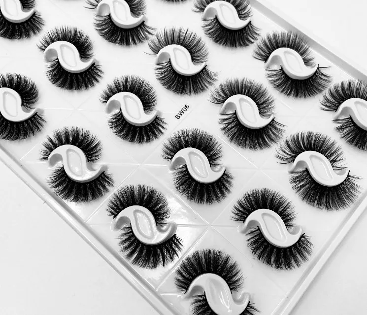 

QUXINHAO 20 pairs of 3D mink natural false eyelashes dramatic false eyelash makeup eyelash extension silk handmade eyelashes