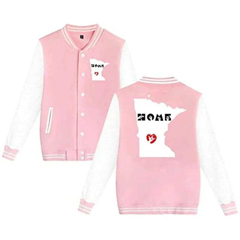 

Unisex Baseball Uniform Jacket Hoodie Sweater Sport Coat Sweatshirt