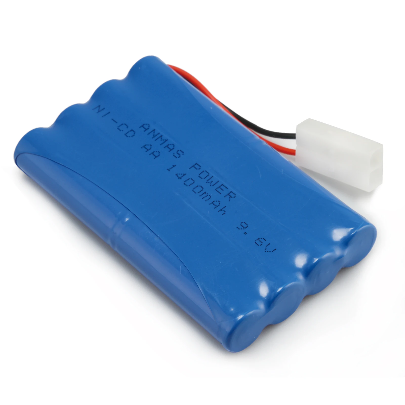 1х батарея Anmas power 9,6 V 1400mAh AA, перезаряжаемая батарея NiCd, штепсельная вилка Tamiya, дистанционное освещение, игрушка, 9,6 V батарея