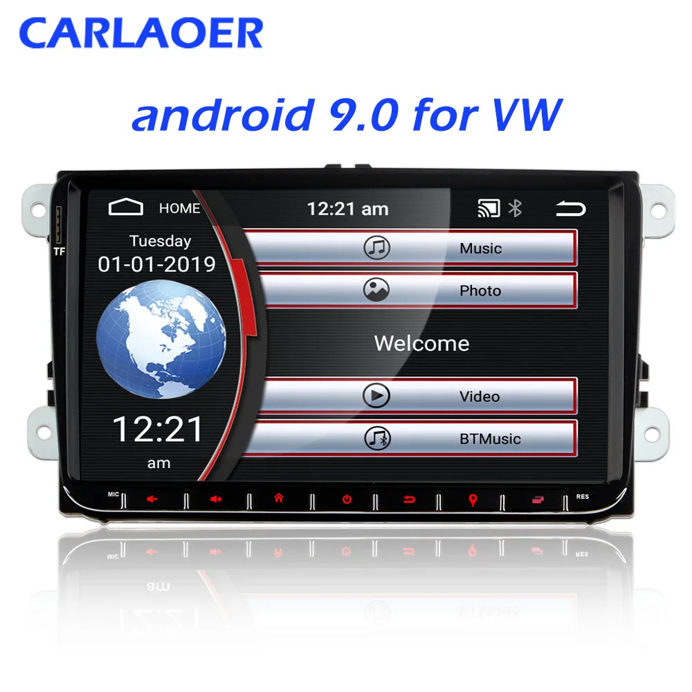 Android 9,0 2Din для VW/Volkswagen/Golf/Polo/Tiguan/Passat/b7/b6/leon/Skoda/Octavia автомобильный Радио gps 2 DIN Автомобильный мультимедийный плеер