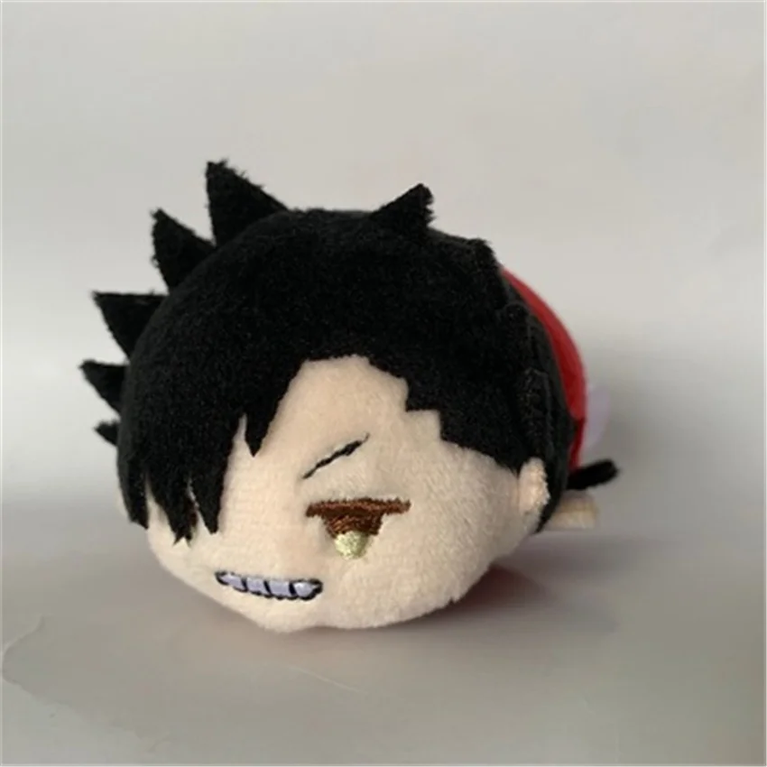 

Takerlama Haikyuu Plush Dolls Nekoma Kenma Kuroo Tetsurou Shoyo Kageyama Crouching Doll Phone Backpack Chain Pendant Toys