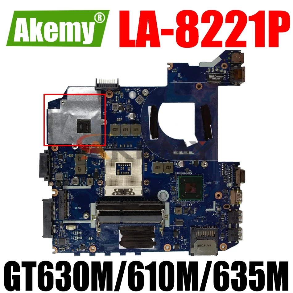 

AKEMY LA-8221P For ASUS K45VJ K45VD A45V A85V K45VS K45VM Motherboard LA-8221P GT630M/610M/635M Motherboard Test