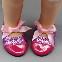 salon doll princess shoes doll sequin flat shoes childrens doll accessories dress up shaf doll sandals blythe doll clothes