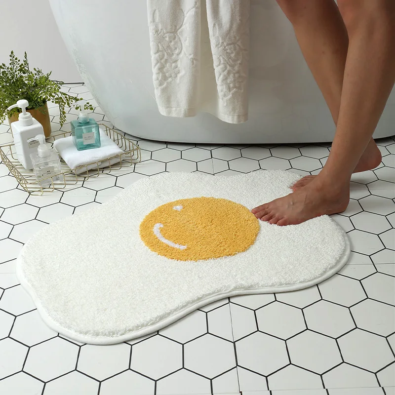 

Bath Mat Slip-resistan Water Absorption Bathroom Rugs Soft Bedroom Kitchen Front Doormat Washable Home Hallway Living Room Carp