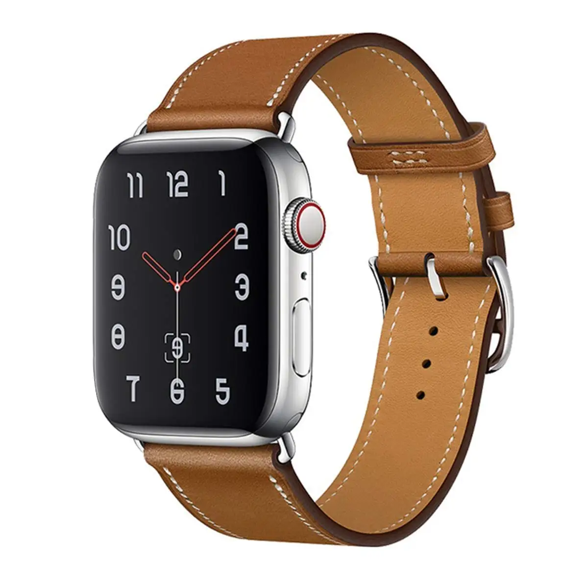 Одиночный тур Браслет для Apple watch 5 Группа 44 мм 40 мм iWatch Группа 42 мм 38 мм ремешок из натуральной кожи для Apple watch 4 3 2 1 44 40