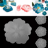 glass tea coaster resin epoxy mold tea coaster resin molds silicone glass coasters epoxy mould for diy jewelry making findings