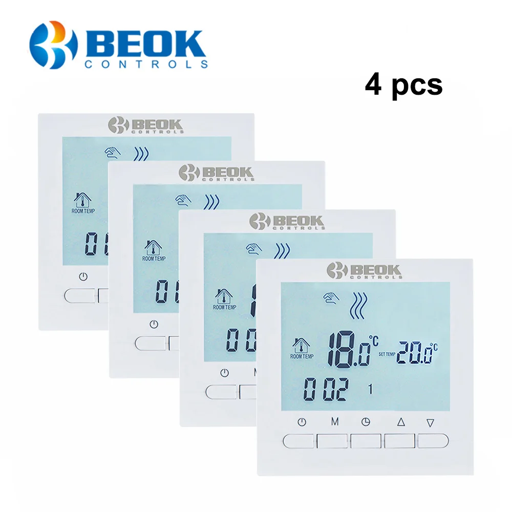 Программируемый термостат для газового бойлера Beok 4 шт.|Приборы измерения