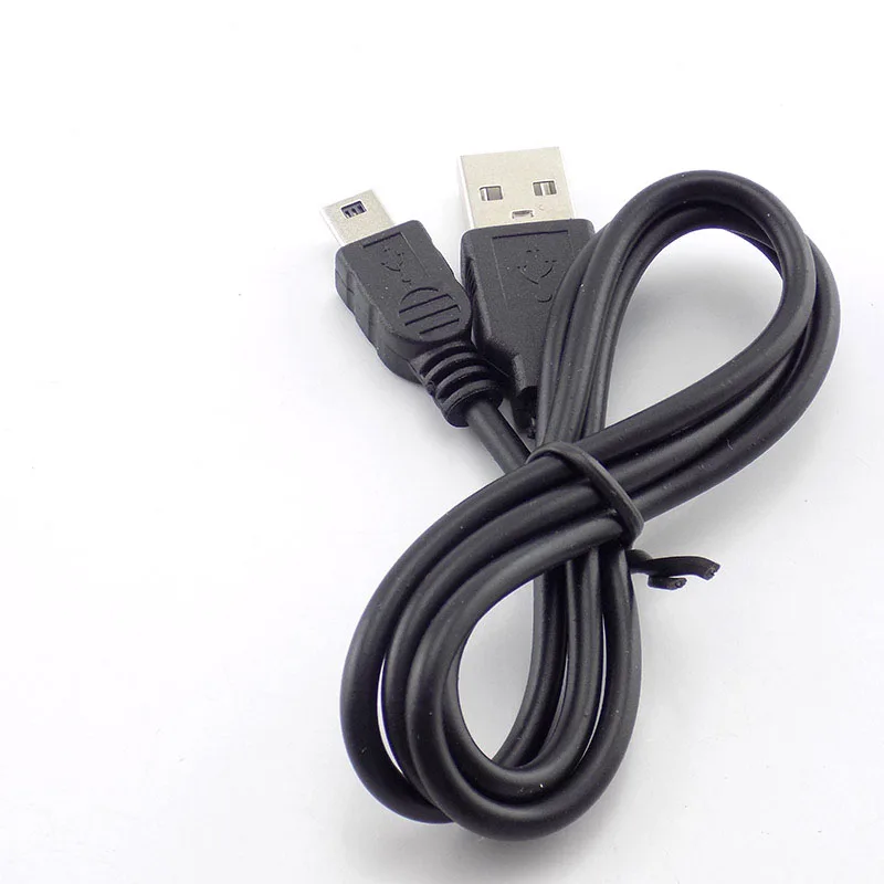 

Mini USB 2.0 A Male to 5 Pin Male B Connector Data Sync Charging Cable Cord Adapter Extension Charge Cord Line Wires