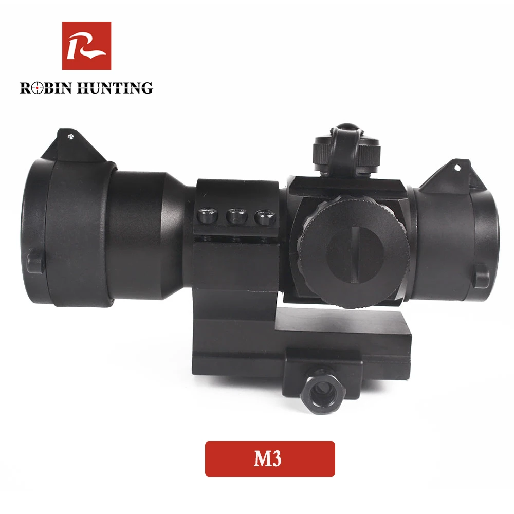 Robin Hunting M3 Tactical Optical Red Green Dot Scope Holographic Sight With 20mm Rail Mount For Gun Rifle | Спорт и развлечения