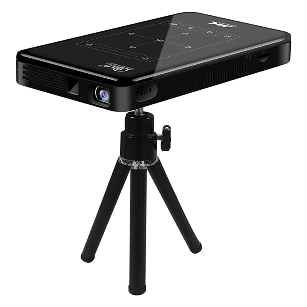 

P09 Full HD Projector Android 9.0 DDR4 2GB 32GB Mini Portable 4K Wifi Projector Bluetooth Battery Video Beamer