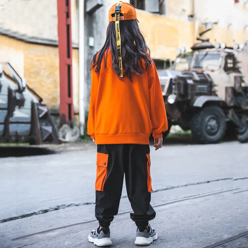 

Boy's hip-hop underwear, T-shirt, girl's hip-hop casual pants, jazz dance clothes, jacket