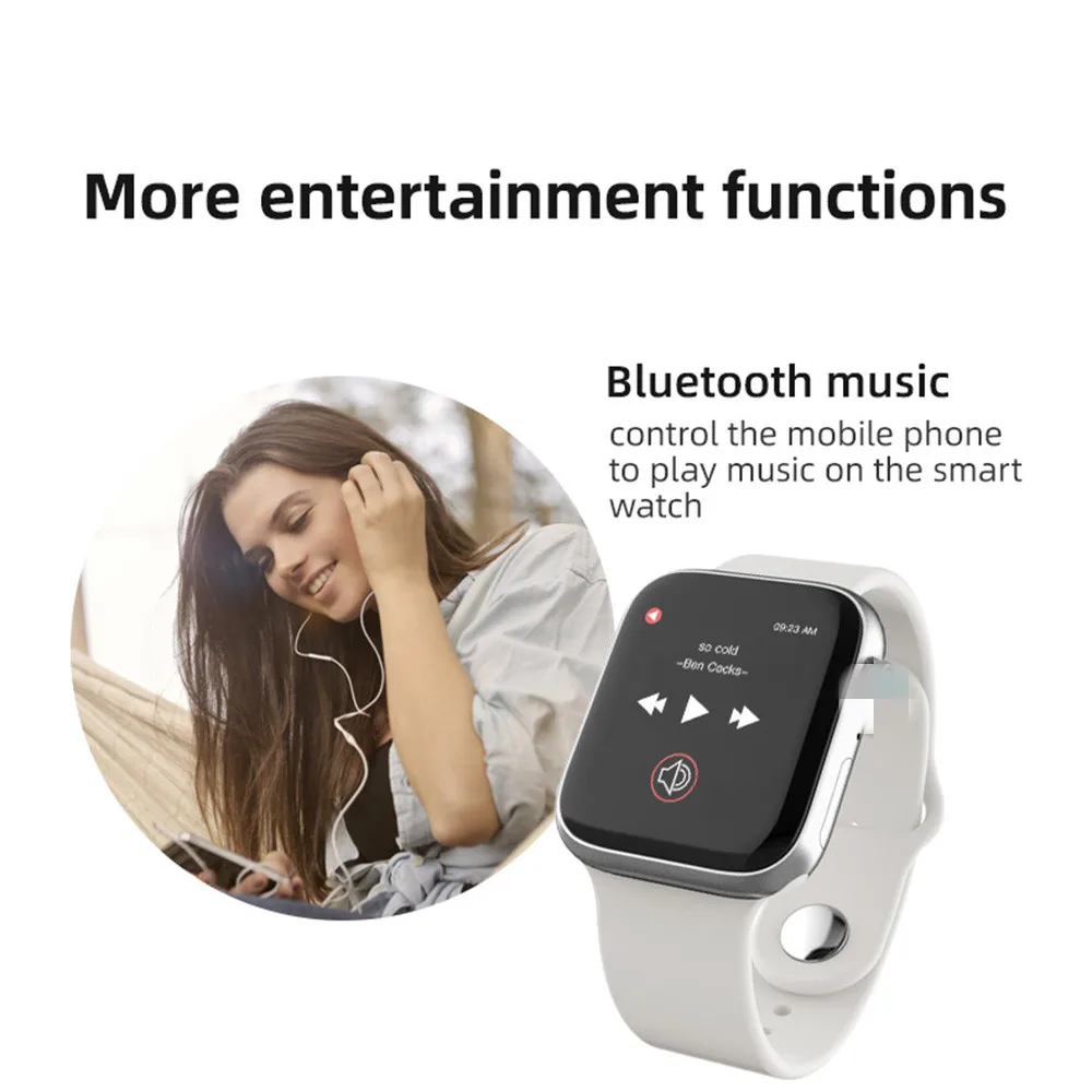 

Bozlun T900 IP67 Waterpoof DIY Dial Smart Watch 1.54 inch Full Touch Screen Clock For Men Women Heart Rate Monitor Smartwatch