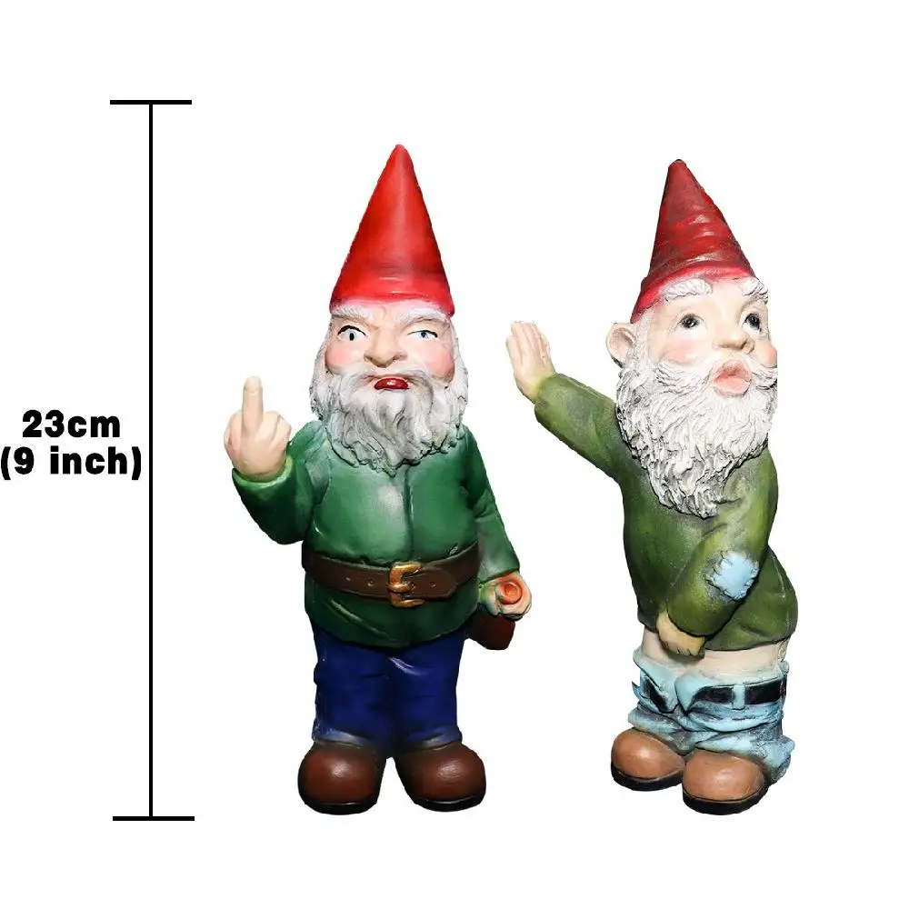 

RCtown Halloween Night Christmas Figurine Dwarfs Ornaments Cartoon Resin Toy DIY Accessories Home Decoration Miniature Doll