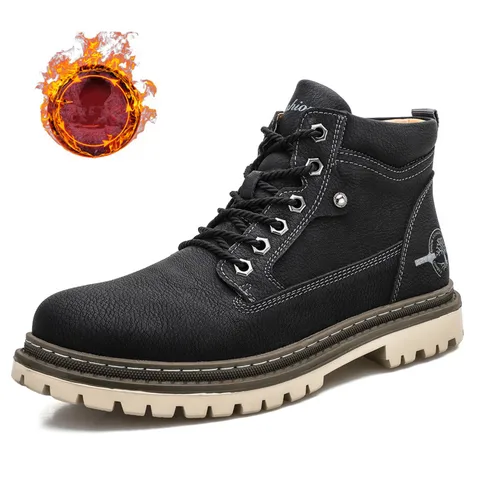 Brand homens super quentes botas de neve