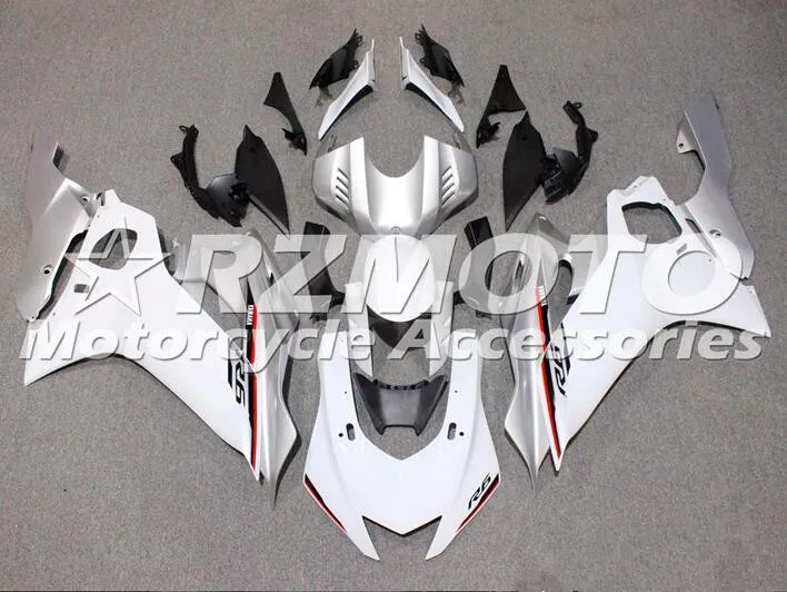 

Новый комплект обтекателей для мотоцикла ABS, подходит для YAMAHA YZF-R6 2017 2018 2019 2020 R6 17 18 19, комплект обтекателей белого и серебристого цвета