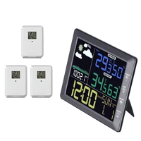 weather station digital thermometer hygrometer indoor outdoor temperature humidity meter lcd display sensor large screen display